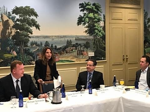 PublicRelay's tweet photo. Great discussions this morning at the @PRNews and #PublicRelay Communications Leadership Roundtable in New York City! @dianeschwartz https://t.co/hOnUAQrphE