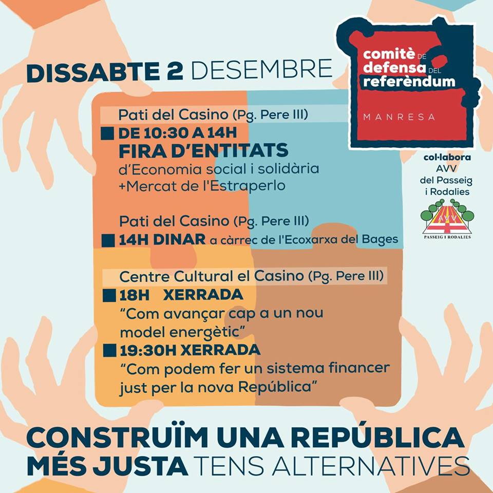 desdelareserva's tweet photo. Aquest dissabte al matí podreu trobar exemplars de Des de la Reserva a la fira d'entitats d'economia social i solidària que se celebrarà a Manresa per 20€.
Tots els diners que es recullin per la seva venda aniran destinats a finançar el @ComiteManresa https://t.co/EKi2U2sAZz