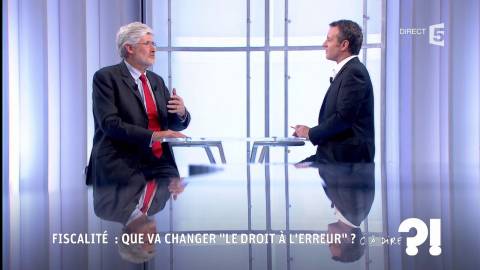Avec le droit à l'erreur "le particulier ou l’entreprise - qui se trompera ou aura du retard dans une déclaration - sera considéré de bonne foi. C’est une sorte de permis à points mais avec un seul point". Jérôme Turot #droitalerreur #fiscalité #Darmanin #cadire
