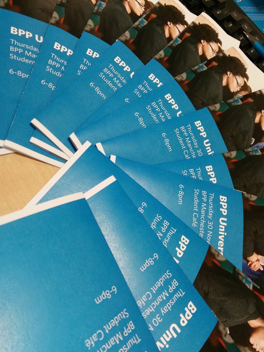 Law Fair brochures are dotted around the Law School. Grab one to do your research on the firms and chambers tonight. #BPPLawFair