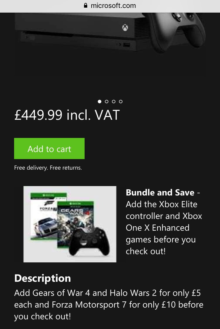 Void_Outsider's tweet photo. Released just a couple of weeks ago and preordered within mins of becoming available, I paid £449.99 for the #XboxOneX #ProjectScorpioEdition...and got nothing else but a receipt.
I love my new console, but man is it a kick in the teeth when support & loyalty is just ignored. https://t.co/4lU2geQWNc