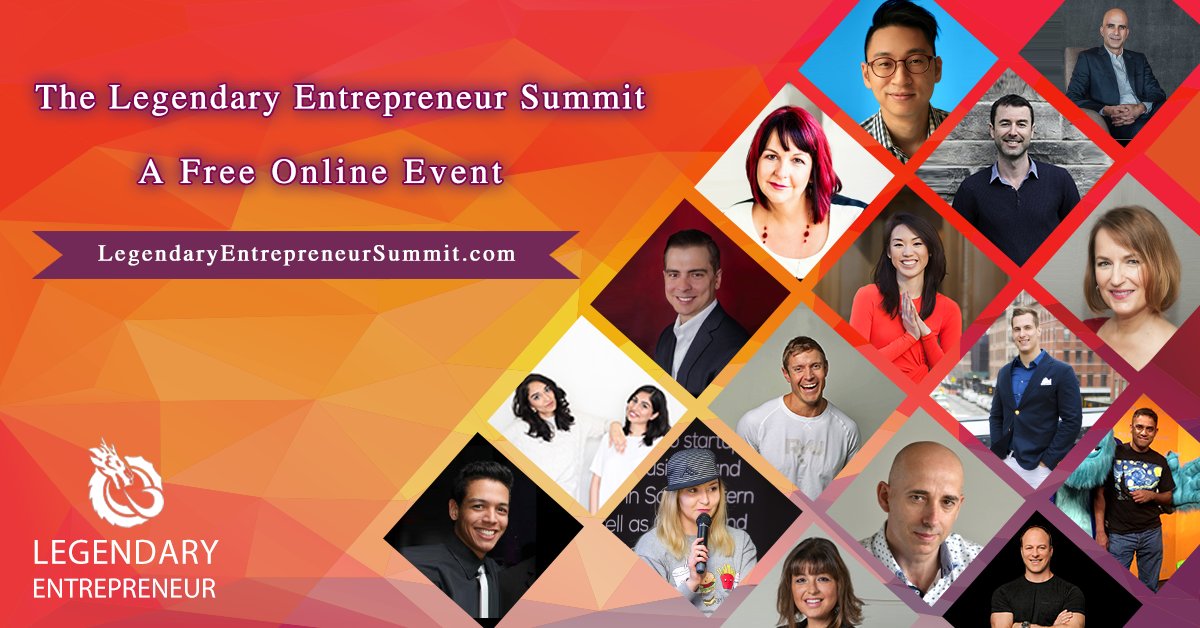 VBrede's tweet photo. 21 Top entrepreneurs sharing their best stuff on the Legendary Entrepreneur Summit: https://t.co/TksKfDz895 #LES2017 https://t.co/mlxFHO8uD7