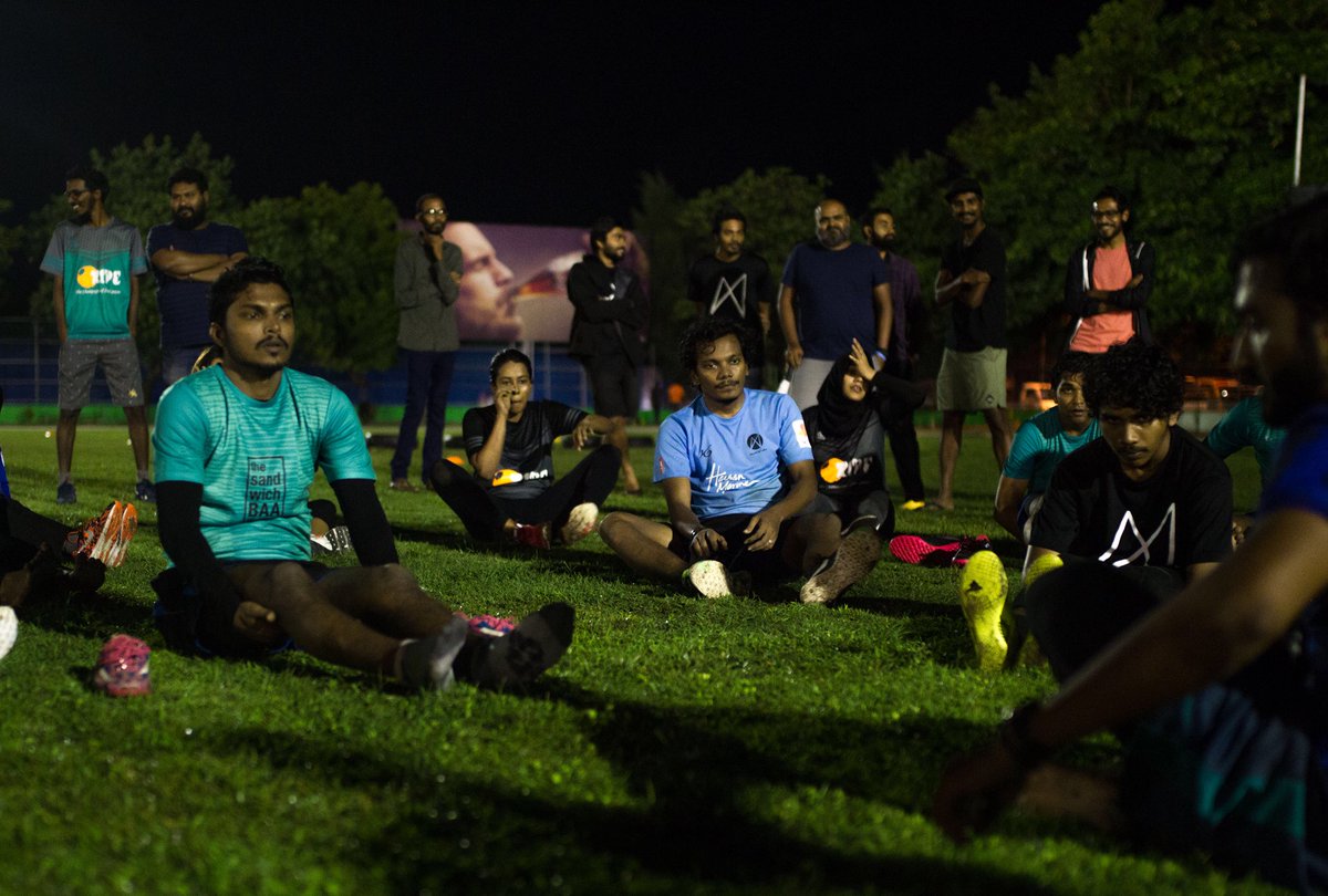 Moooshan's tweet photo. #TWIT8AL teams attending the #FitnessBootcamp by @trainwithkai to improve body power and athletic workouts #healthylifestyle #chasinggoalstogether #TeamworkMakesTheDreamWork 

Album - 2 

📸 @AbdullaAbeedh https://t.co/n2XhSAy7pT