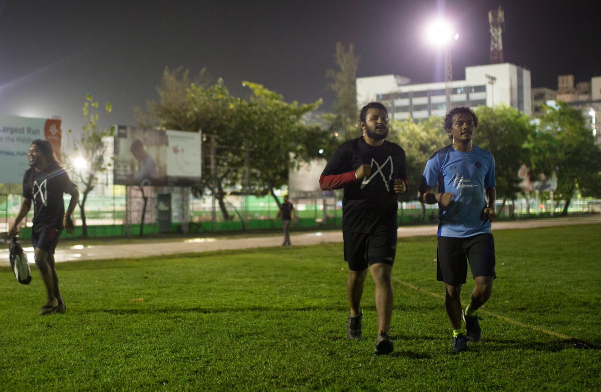 Moooshan's tweet photo. #TWIT8AL teams attending the #FitnessBootcamp by @trainwithkai to improve body power and athletic workouts #healthylifestyle #chasinggoalstogether #TeamworkMakesTheDreamWork 

Album - 2 

📸 @AbdullaAbeedh https://t.co/n2XhSAy7pT