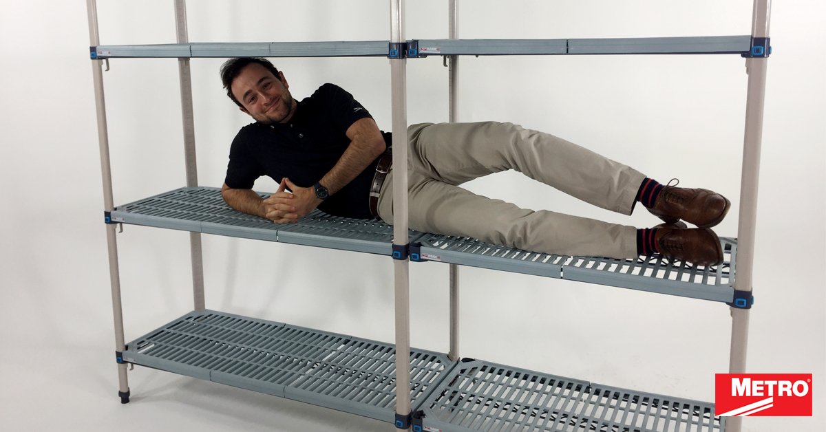 Sturdy, holds a lot of weight, easy to work with ... oh and the shelves are great too : ) #metroshelving # metromax #restaurantshelving  ow.ly/18f930gTsTO