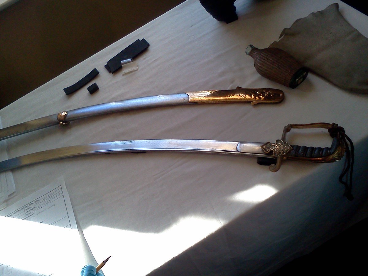 LandOfHistory's tweet photo. For a Hussar pomp equals ferocity. The Earl of Uxbridge wore these very items at the Battle of Waterloo. The French ruined his trousers. @NTPlasNewydd https://t.co/Fdh4c39GOo