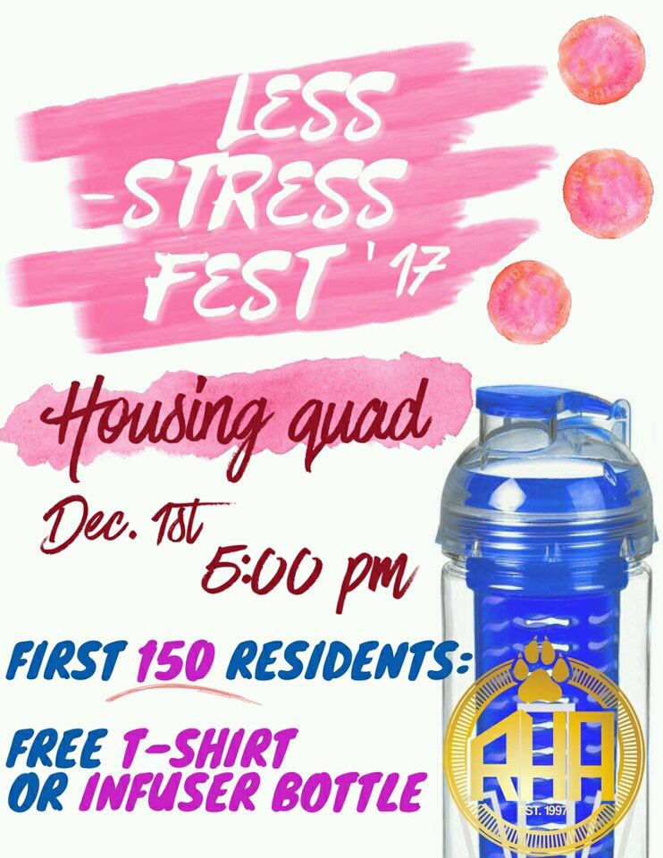 Come out and decompress with us! See you there!