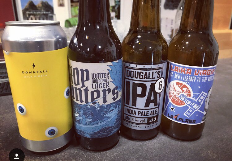 beeringbcn's tweet photo. Novetats!!! 📣 Col•laboració @CervesaLaPirata i @GarageBeerCo #neipa Downfall, la tornada de la increible #hophunters de 4 grans cerveseres, de @CervezaDougalls la seva #ipa 6 i de #laplaga Laika Virgin! Salut &amp; #craftbeer ! https://t.co/CYl5NTxFO2