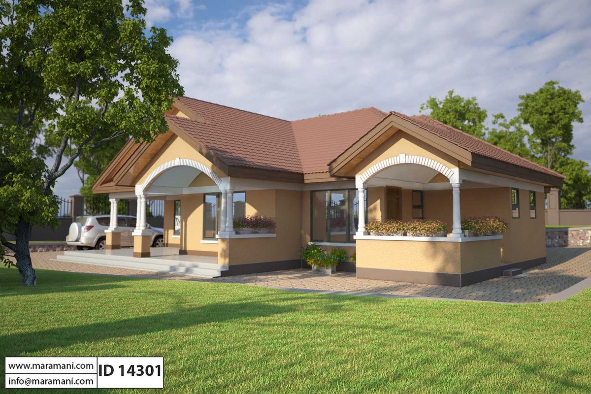 Maramani House Plans On Twitter 4 Bedroom Single Story