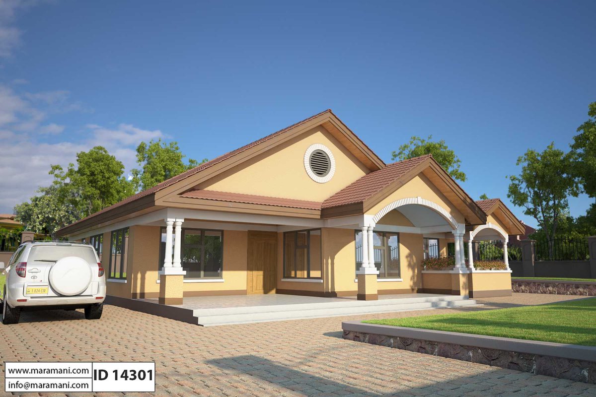 Maramani House Plans On Twitter 4 Bedroom Single Story