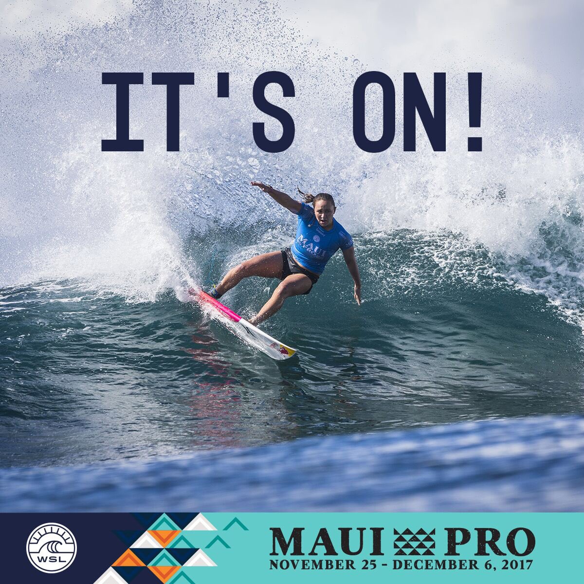 FranckLacaze's tweet image. C’est -enfin- parti au #MauiPro et elles sont encore 5 à pouvoir coiffer la couronne mondiale lors de cette dernière étape hawaiienne du World Tour.
Coup d’envoi du round 1 à 18h40 (heure de Paris). Rounds 2 & 3 à suivre.
En direct sur @SFR_Sport 3.