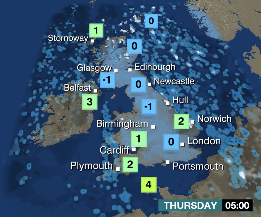 bbcweather's tweet photo. We're expecting the coldest night of the autumn tonight. -7C possible in rural areas. Jo https://t.co/r8fmw5c6h1