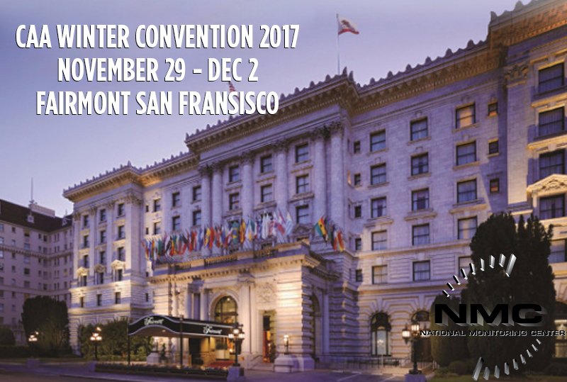 NMC_Monitoring's tweet photo. NMC is a proud sponsor of the California Alarm Association Winter Convention 11/29 through 12/2. We look forward to seeing you there. Don’t forget to drop by our table and say hello! https://t.co/yt8QHJpD1t