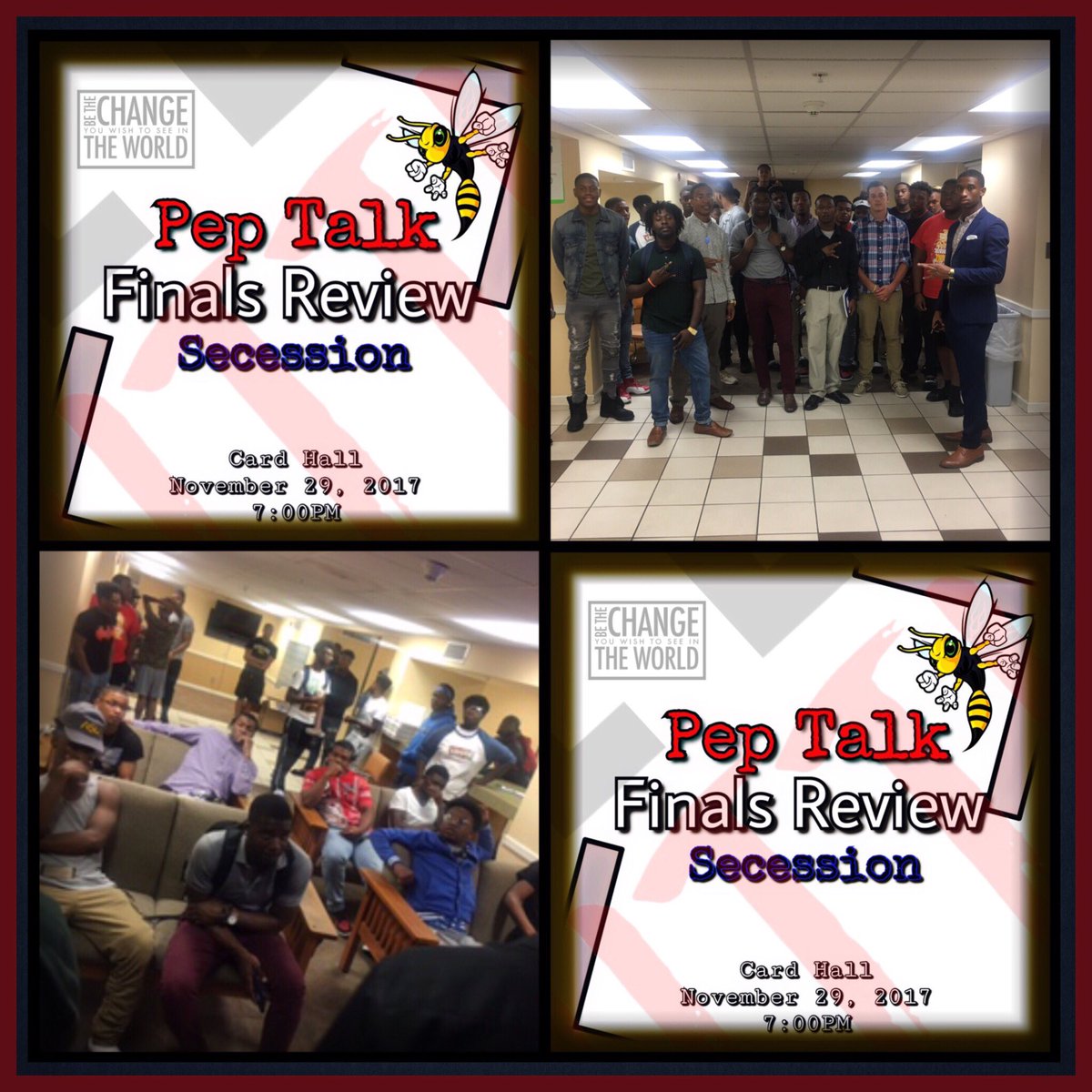 ImDeepTho's tweet photo. Come out with N.A.N. as we revisit the freshmen, young men of Card Hall to see how far they’ve come since our last visit‼️✨🐝 #myASU
#FreshmenFlashBack w/ #myASU21 https://t.co/exsnL0Ws9V