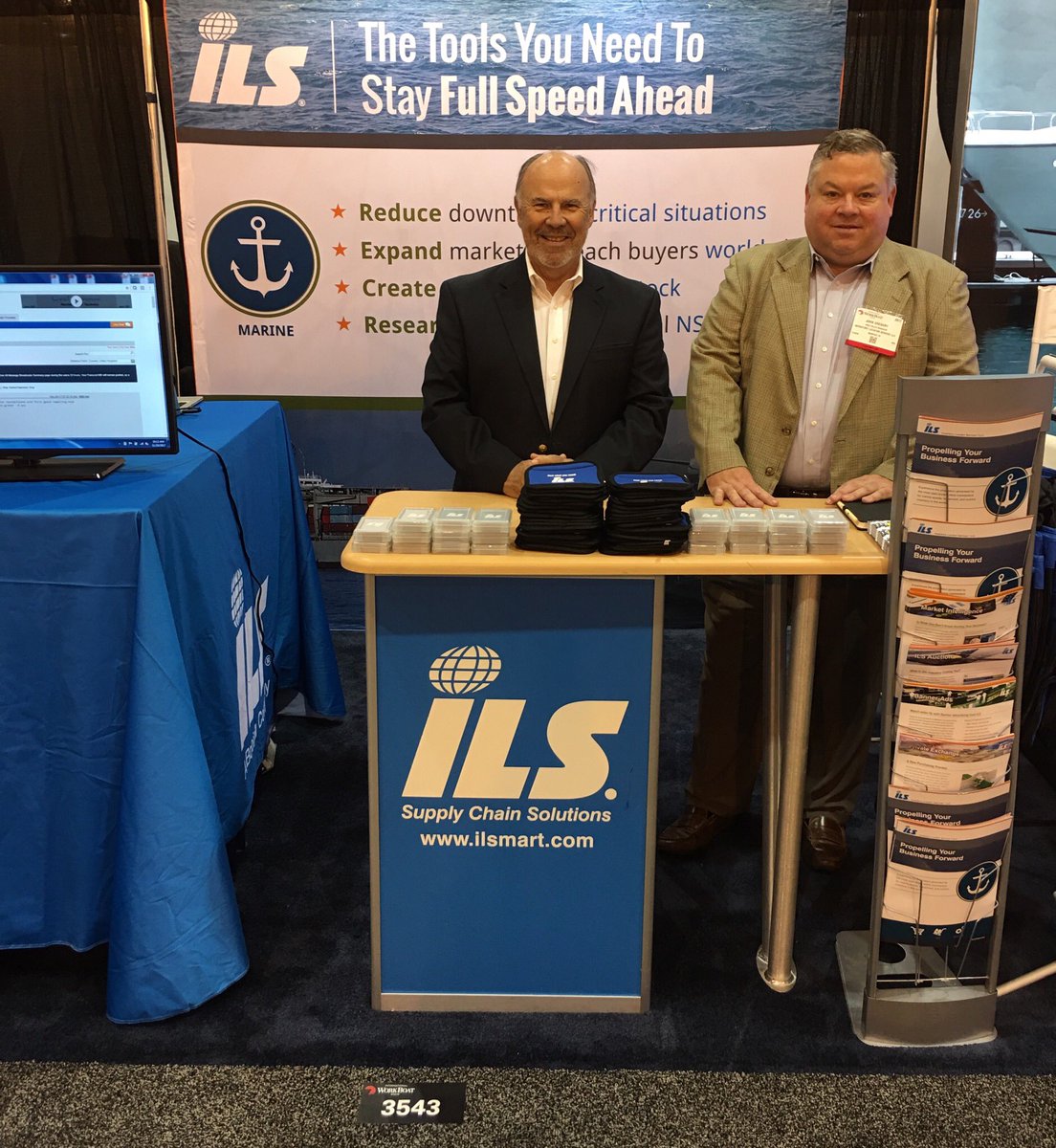 Are you @WorkBoatShow? Make sure to stop by Booth #3543 to learn more about the ILS Marine products.