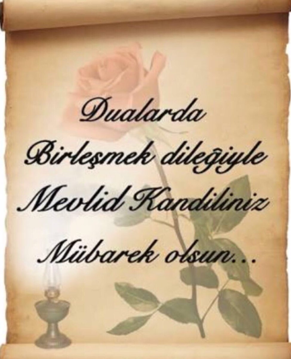 Hayırlı kandiller 🙏