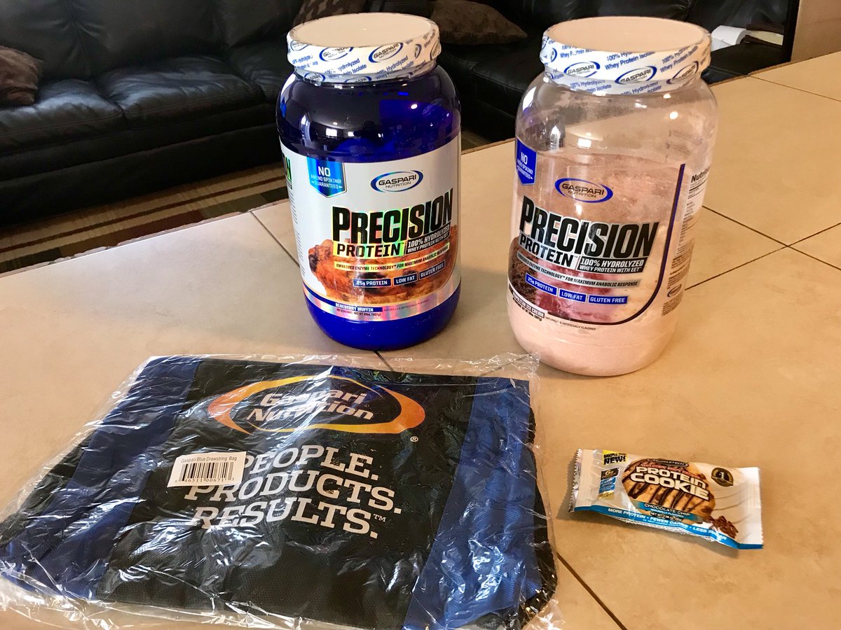 NoCarbsNoSugar's tweet photo. My first order ever from @a1supplementsco arrived this morning. Very excited to try this @TeamGaspari @RichGaspari Precision Protein for the first time. #protein #gaspari #bodybuilding #a1supplements https://t.co/aEzygIXeGv