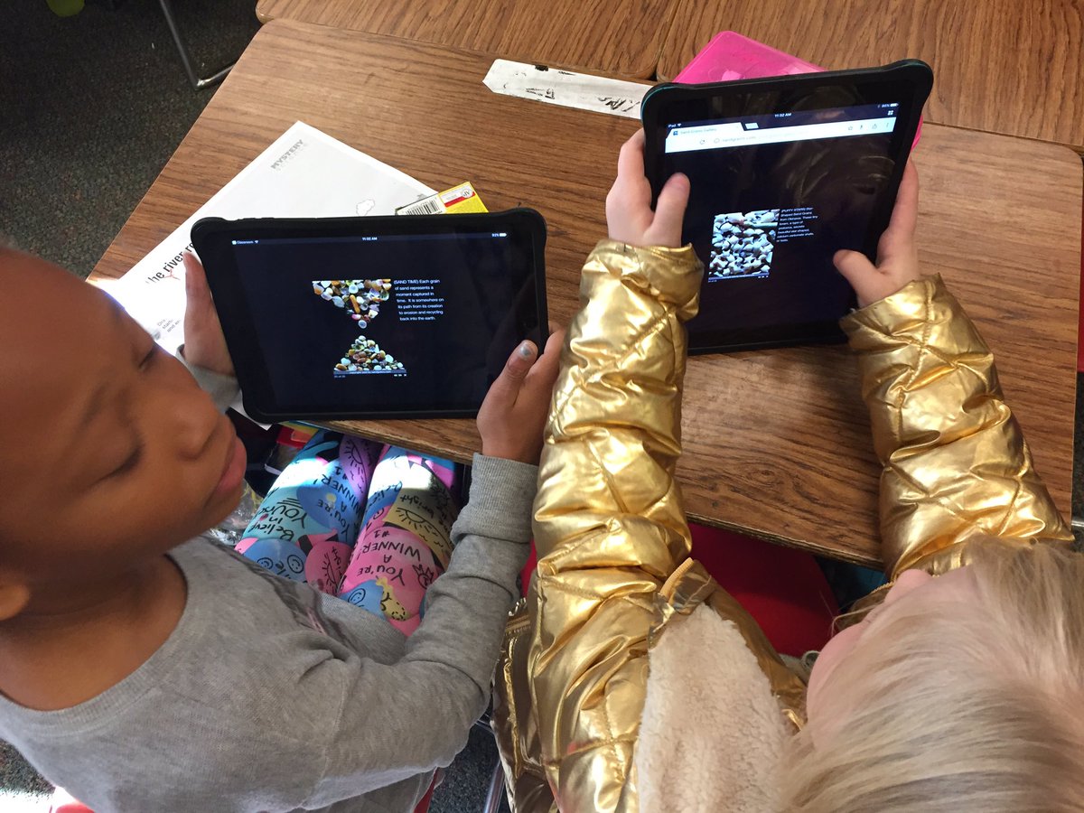 mrspetrone05's tweet photo. Exploring sand close up using our devices. Science is so cool! #mysteryscience#gsdpride#gsdchapman https://t.co/8jQX8D1Rv0