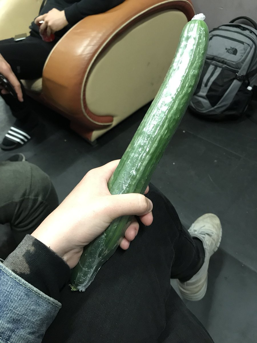 benjaminn4L's tweet image. i hid this cucumber under ocean groves singer’s pillow a few night ago and today we were all standing around and he goes “boys i found a cucumber in my bed last night”.