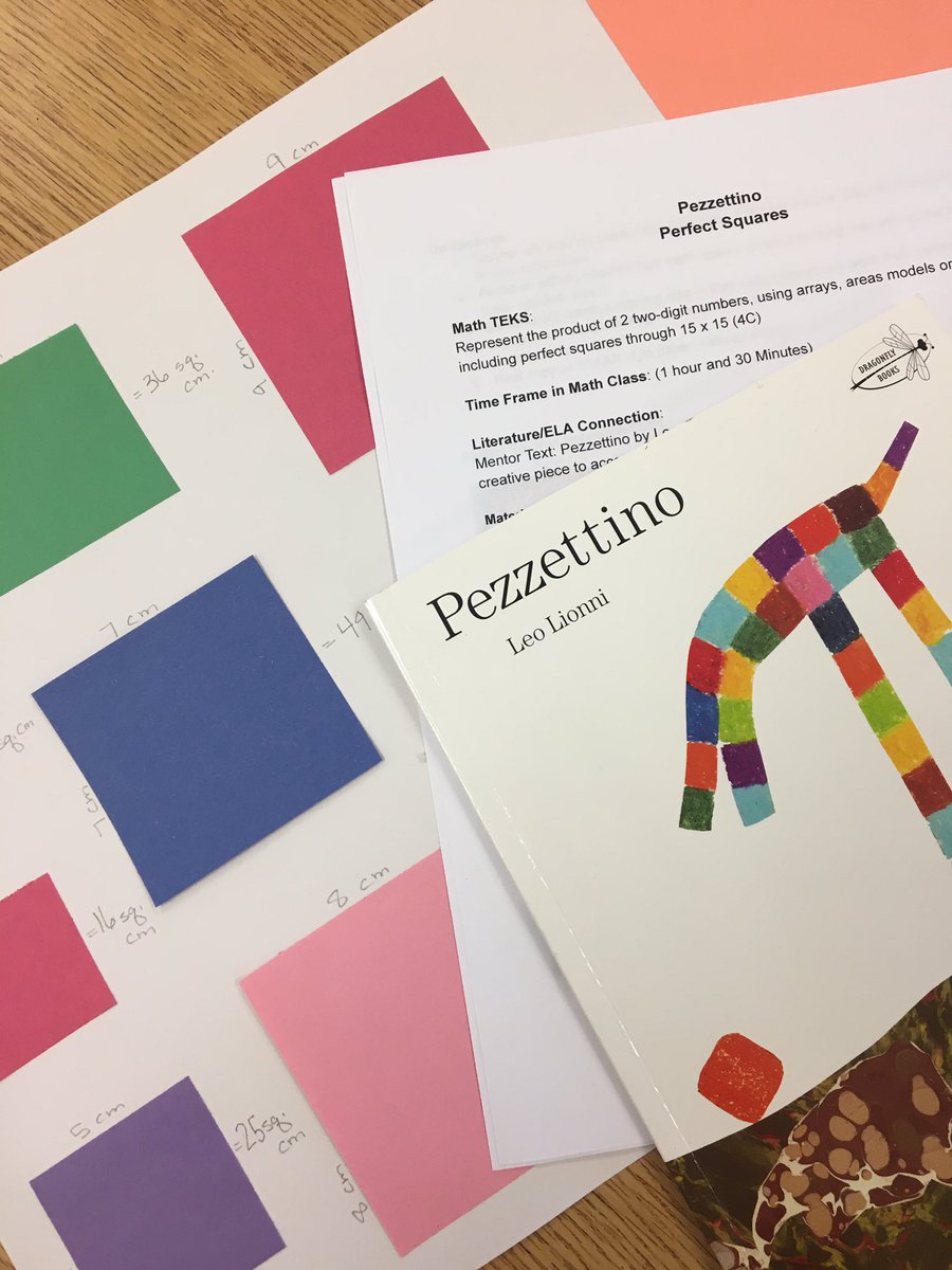 mrskrutak4th's tweet photo. Math,Art,Literature! Creating characters w/Perfect Squares & Pezzettino in mind. #Donald4th @Donald_ES @LewisvilleISD #MathinLISD #LeoLionni https://t.co/tBYWJJVLt0