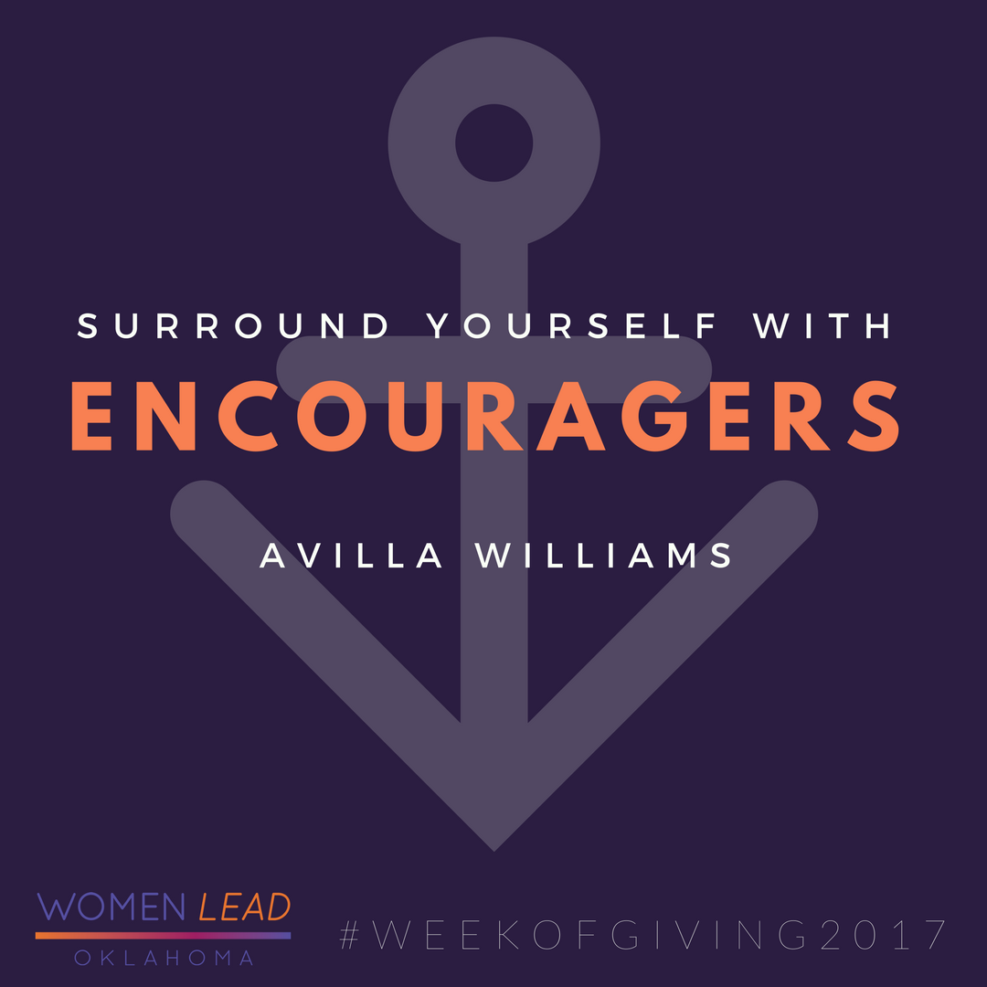 WomenLeadOK's tweet photo. #WeekOfGiving2017! Today we ask you to give in honor of your encouragers. Tag them and share your story! #WomenLead #WomenInvest https://t.co/wwpsL04lWz