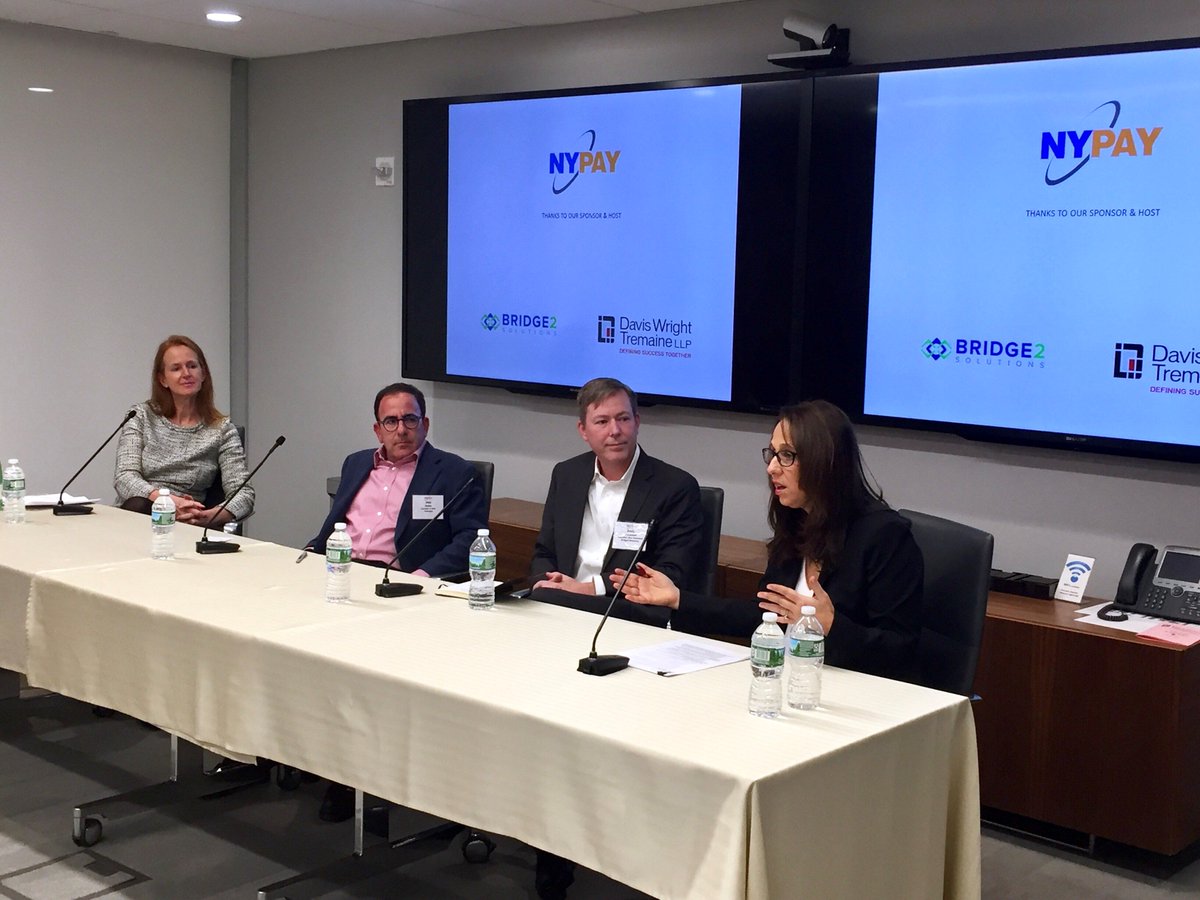 Bridge2Solution's tweet photo. Great @NYPAYGROUP event last night on the Reward Programs, Payments &amp; Mobile Apps. Fabulous engagement between panel (Bridge2, @Deloitte and @rdialogue) and audience. Loyalty Pay was widely embraced. https://t.co/ABeektB3FX