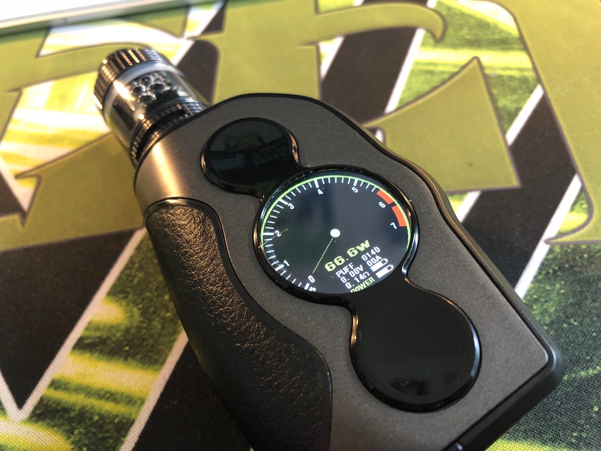 GrimmGreen's tweet image. Sorry for the lack of reviews this week. There will be a VLOG tomorrow, gonna vape this crazy RevNitro mod.  #GrimmArmy