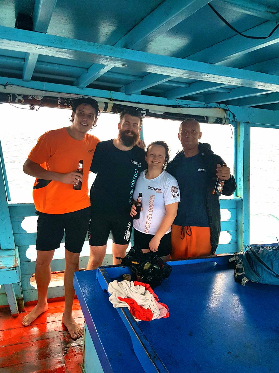 LukeEdgarEvans's tweet photo. Rescue Diver, Wreck Diver and Enriched Air Diver complete. A great few days with Vic and Arthur. Would highly recommend these 2 gents as instructors! Crystal Dive @crystaldive
#padi #wreckdiver #enrichedairdiver #rescuediver #topinstructor #divethailand #kohtao #divekohtao https://t.co/QRs8wVRXa1