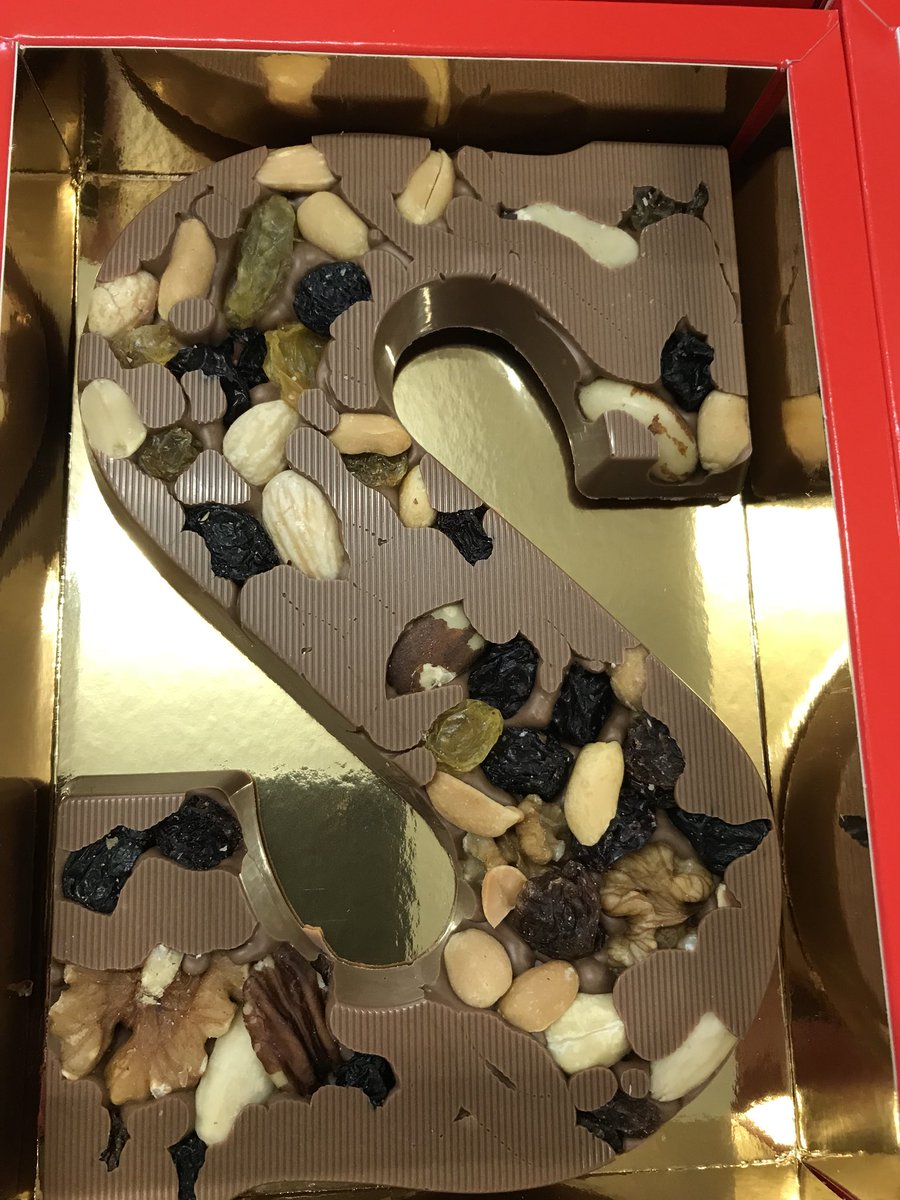 Met studentenhaver! #TipTopCatering #chocoladeletters