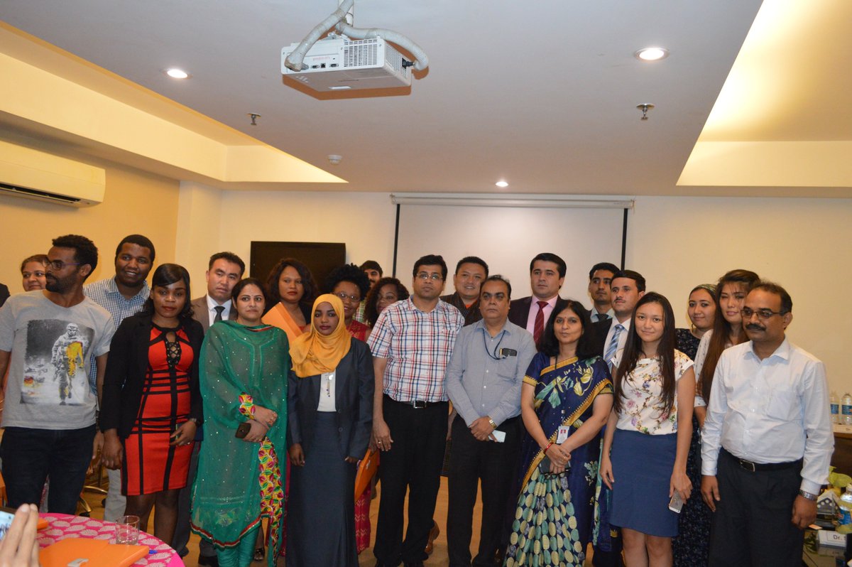 INT_CDACNOIDA's tweet photo. CDAC NOIDA valedictory session for the International batch related to IT ,,in September 2017 https://t.co/c8TbHtnDP3