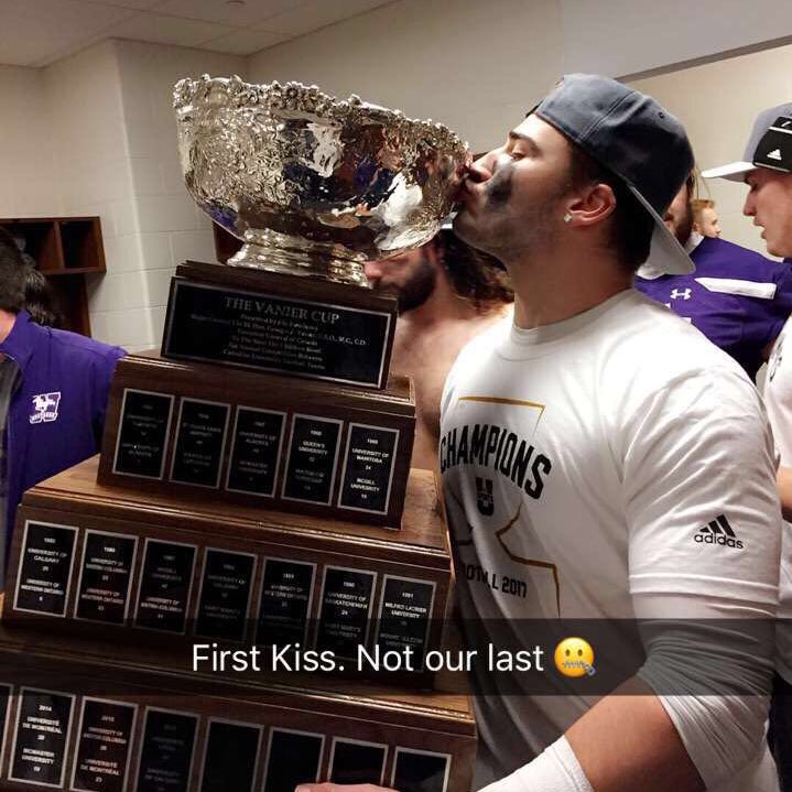 themickrossi's tweet photo. That handsome guy @TheTonyRossi brings home the Vanier!!! @TroyWestwood @GbruceA https://t.co/5J5N14M805