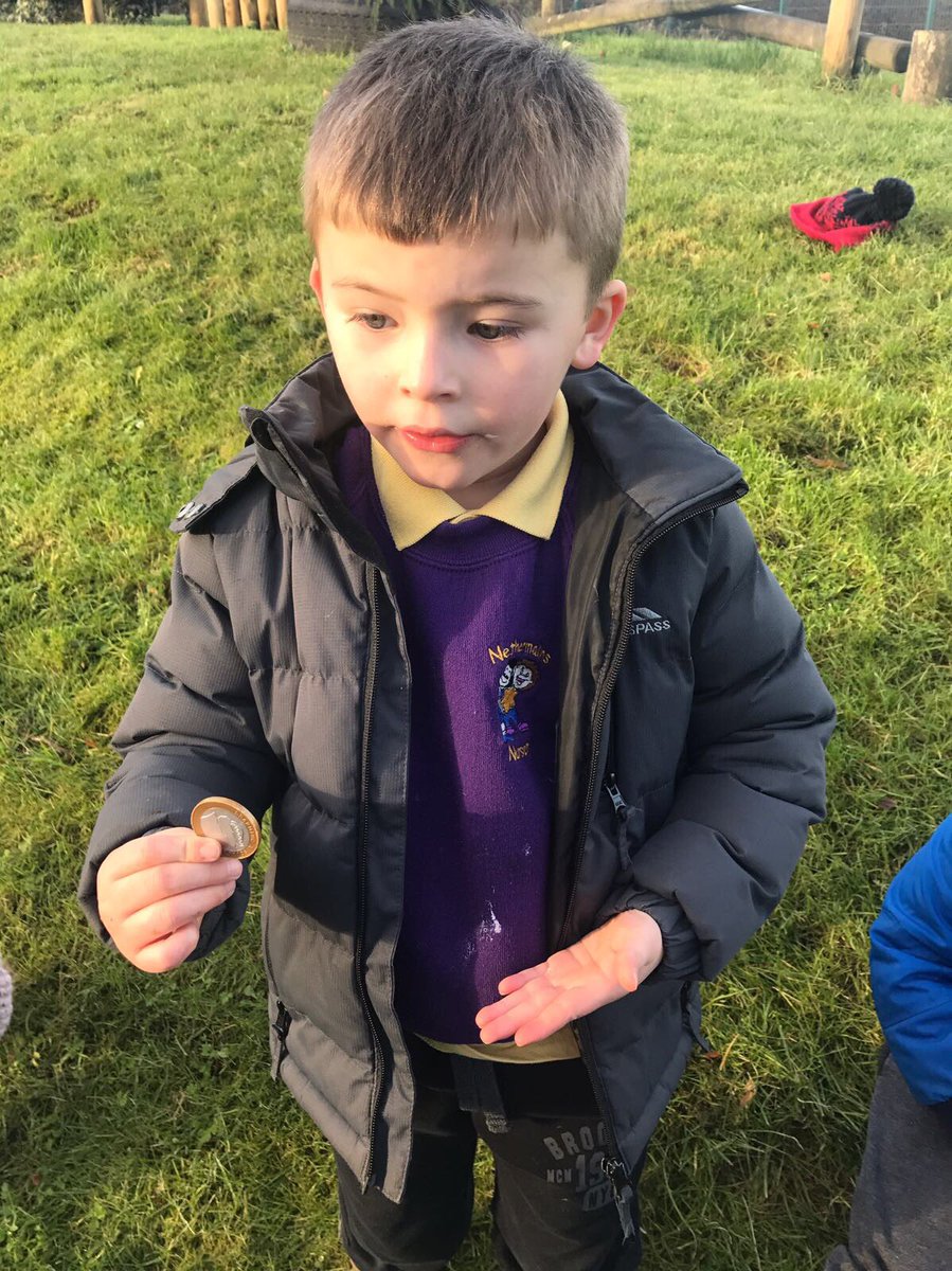 netherweans's tweet photo. While outdoors playing we went in a “Money hunt” and found a £2 #money #wordoftheweek #activelearning #developingearlynumeracyskills https://t.co/gl9IMsDnJP
