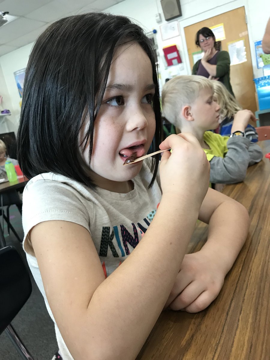 TeachMrsNewell's tweet photo. @Vance_ES Ss kicked off our economy #projectbasedlearning unit with @FEASTasheville @frenchbroadchoc and @TheRootsFound with a delicious and informative mint chocolate demo https://t.co/ctD82qsHZ4