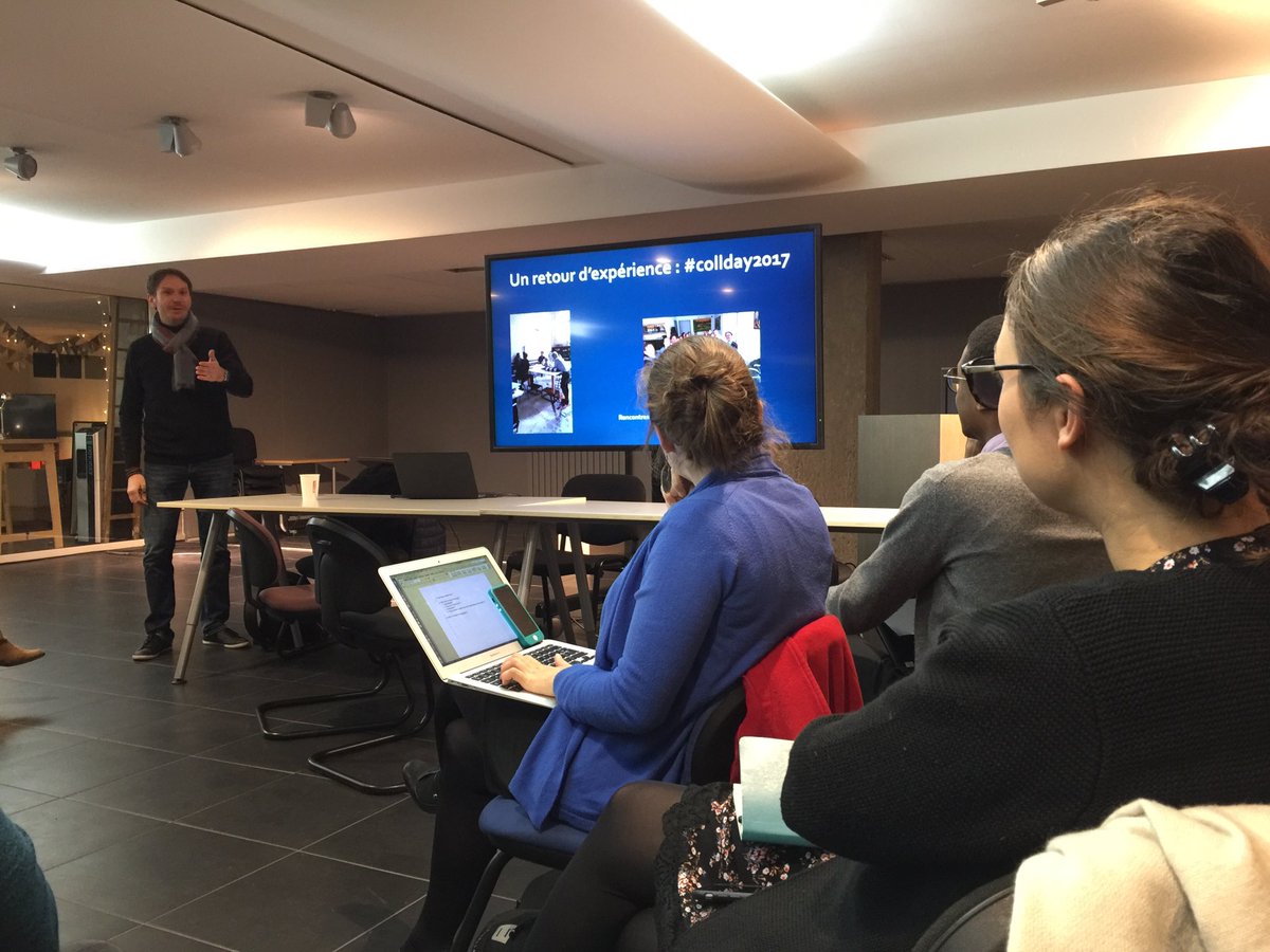 renaud_gaultier's tweet photo. Retour d’expérience #collday2017 #lesquare @AuroreDandoy @fdevaujany happy to be there ! https://t.co/BoSs4PmYLm