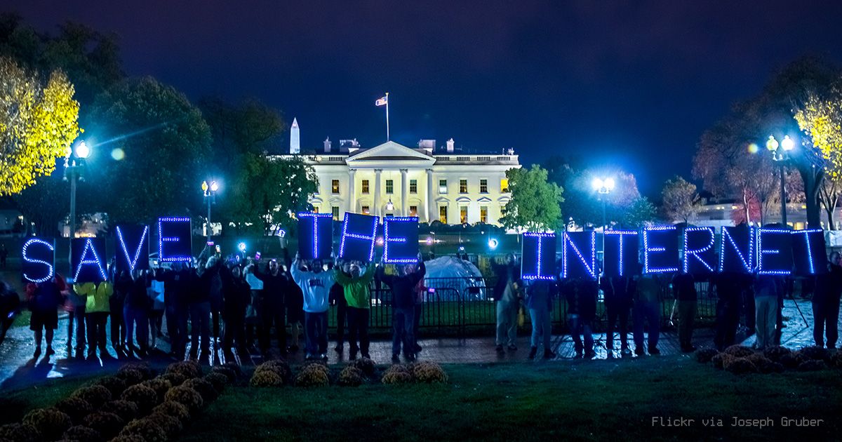 mozilla's tweet photo. "Mozilla will not be a bystander – protecting #netneutrality is core to the internet and crucial for people’s jobs and everyday lives." — @DenelleDixon https://t.co/6R3mCMEqr7 https://t.co/PbQvrW8urU
