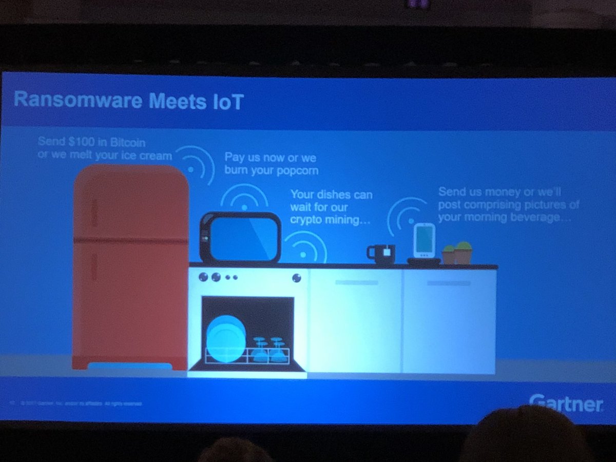 digital_SaaS's tweet image. “#Ransomware is only going to become more popular and problematic with IoT, it’s only the beginning” @Gartner_Events #gartnerIAM