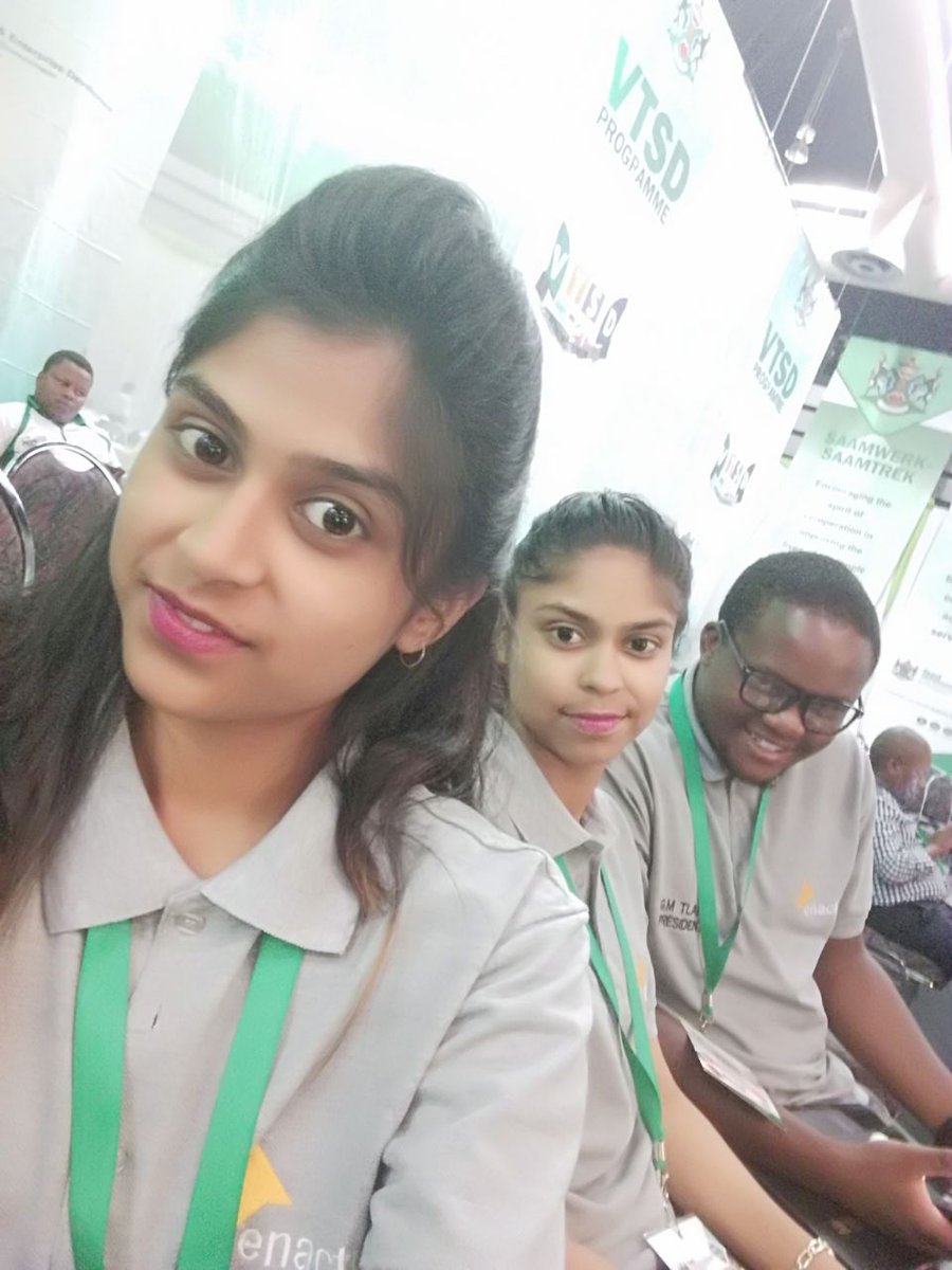 President (far right) and team Representing EnactusNWUMaf at the VTSD forum 2017. #EnactusNWUMaf #Leadership