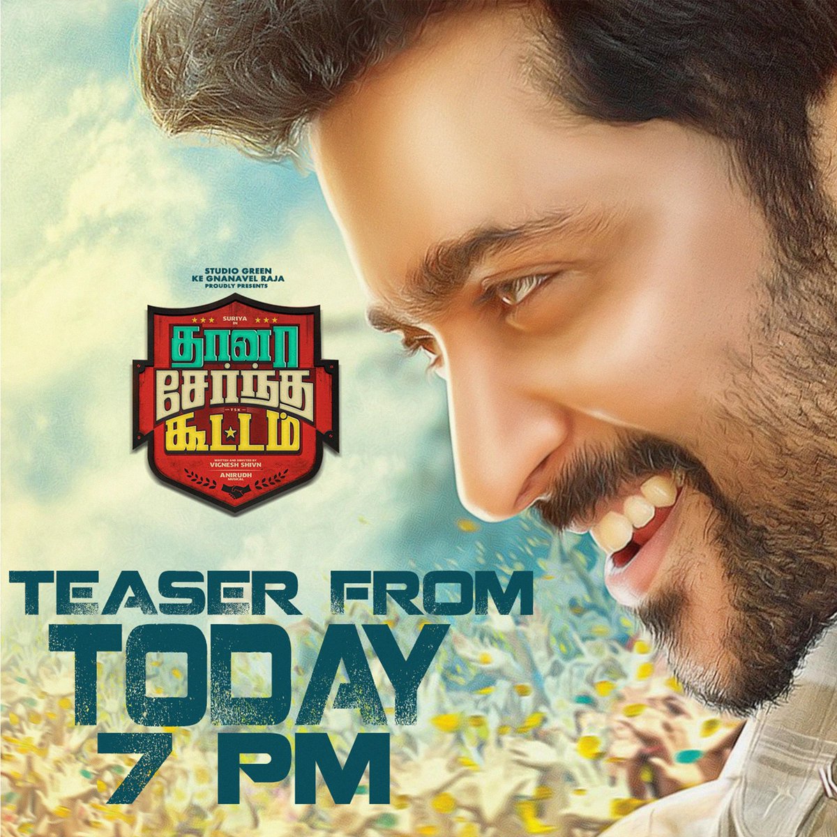 TeamAFK1's tweet photo. #TSKTeaserFrom7PMTomorrow 

Hope Teaser Duration is Less Than 1 Minute 🔥

#StupendousTSKTeaserFromTmrw

@Suriya_offl @StudioGreen2 @VigneshShivN @KeerthyOfficial https://t.co/yzzhto2JSr