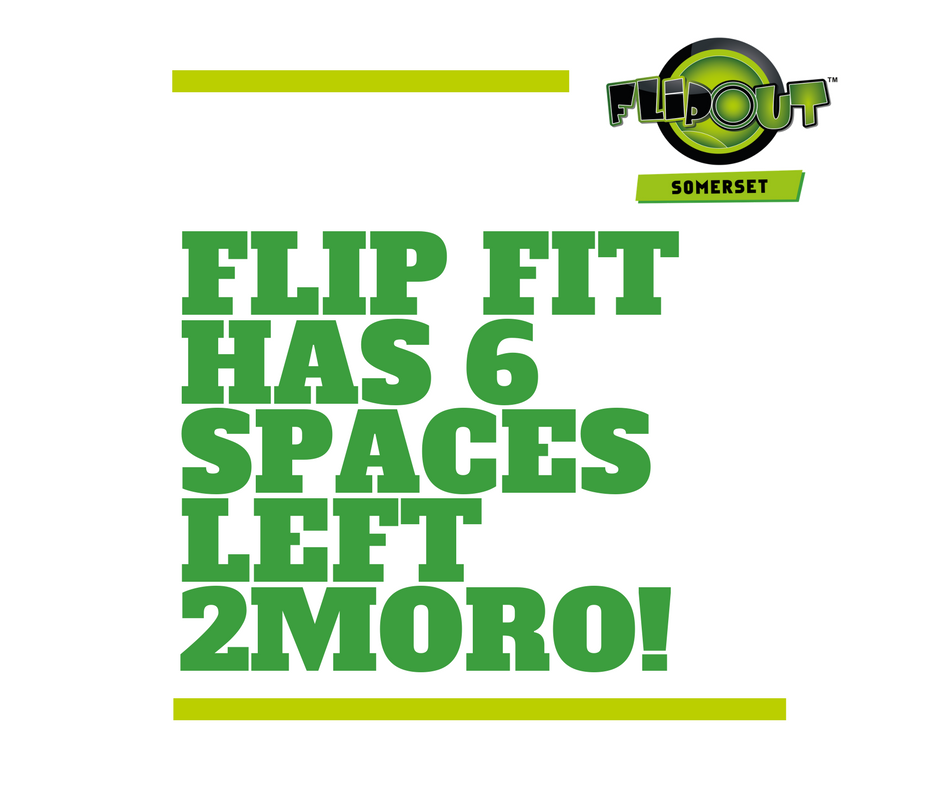 flipoutsomerset's tweet photo. 💚 6 SPACES LEFT FOR FLIP FIT 2MORO! 💚😅 🤸
BOOK NOW: https://t.co/PZOiLcrvK5
RT if you love to Flip Fit! 🙃
#FitFlip #GetFitGetHappy #FlippingOut #FitnessMotivation #WednesdayWisdom https://t.co/6I2oiyrKlr