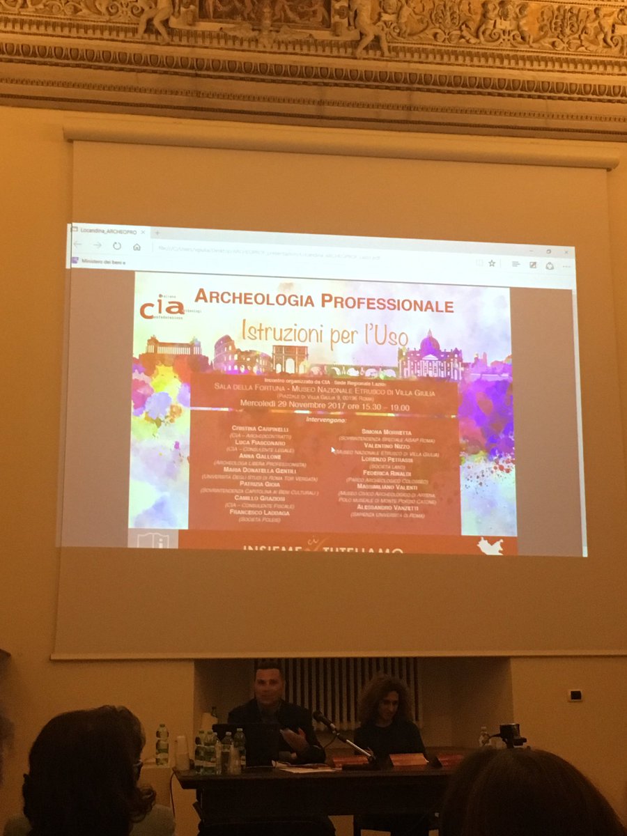 Ad #ArcheologiaProfessionale Lazio la parola passa alle società archeologiche e ai liberi professionisti: intervengono Francesco Laddaga (Poleis) e Anna Gallone.
