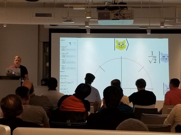 DigitalMirko's tweet photo. Event Photos, Awesome Lecture (#CJUG #ChicagoJavaUsersGroup)
November 28, 2017 - 105 went
#JamesWeaver (@JavaFXpert) Presents: #QuantumComputing Exposed - The Fundamentals
https://t.co/ZgTY2QpZPW https://t.co/QAYEWina4H