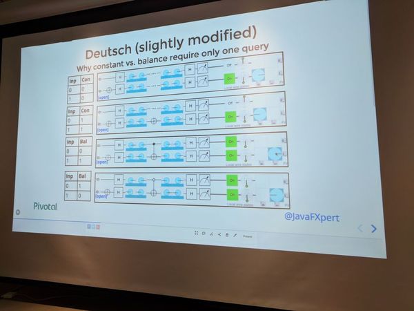 DigitalMirko's tweet photo. Event Photos, Awesome Lecture (#CJUG #ChicagoJavaUsersGroup)
November 28, 2017 - 105 went
#JamesWeaver (@JavaFXpert) Presents: #QuantumComputing Exposed - The Fundamentals
https://t.co/ZgTY2QpZPW https://t.co/QAYEWina4H