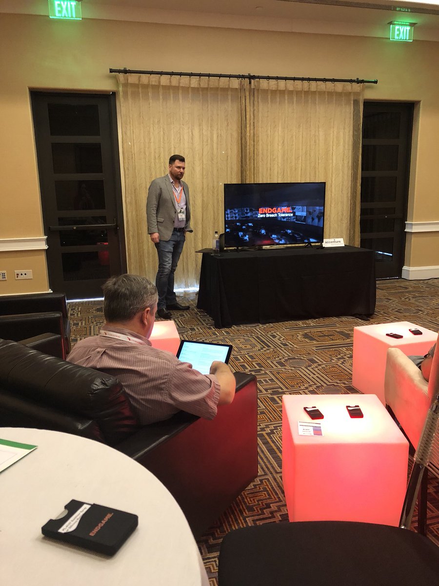KrissyCamacho's tweet photo. Listening to @EndgameInc @hmikenichols speak about zero breach tolerance at @nhisac #NHISACFall17 https://t.co/Fvnh0RTBBc