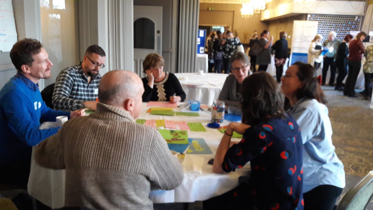 Jackiedietitian's tweet photo. Exploring Peer support in the #interactivezone  #AHPABC17 
-poetry was the result https://t.co/sIHGaQW31K