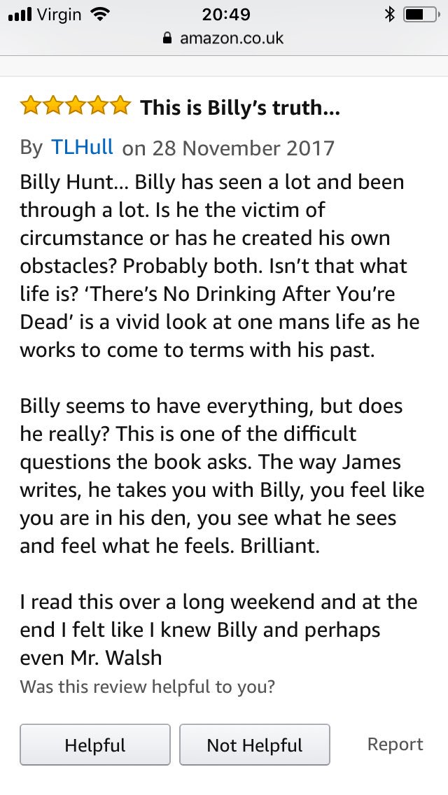 TNDAYD's tweet photo. A 16th, 5 Star, review on https://t.co/0coN9uZDpz for my debut novel, published by Griffiths Books. https://t.co/qCWkLKwEi2 #novel #bookreview #wellerwednesday #BillyHunt #fiction https://t.co/RsBJ5ZU4zJ