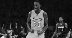 Happy birthday to a young lakers forward Julius Randle.      