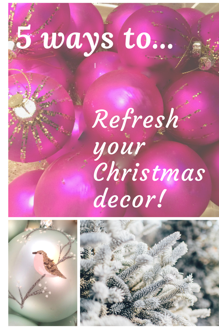 Need some ideas for your #festiveinteriors? 5 Ways to Refresh your #ChristmasDecor at englishchristmas.co.uk