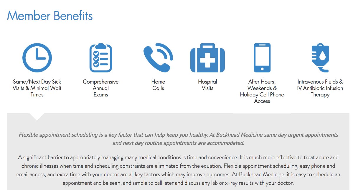 BuckheadMed's tweet photo. Learn about our Membership Benefits! https://t.co/mOmMTmTGmS #Buckhead #ConciergeMedicine #Health #BuckheadDoctor #Atlanta #Health #AtlDr https://t.co/nLxnOAsrjl