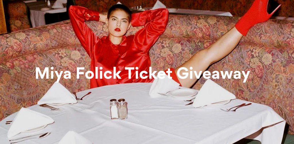 We're giving away 3 pairs of tickets to go see <a href="/MiyaFolick/">Miya</a> live in Los Angeles. Enter by December 1st! Must be 21+ buff.ly/2ndvfN8