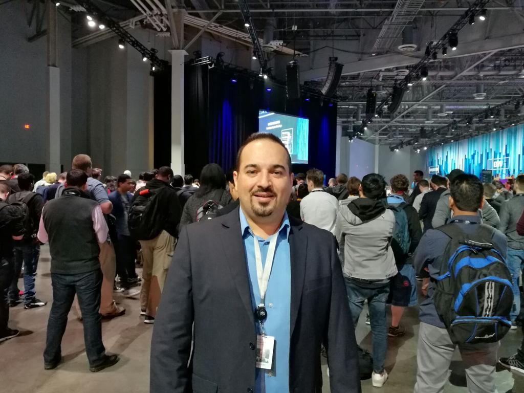 GabMenachem's tweet photo. Excited for @ajassy's #keynote @AWSreInvent https://t.co/H960dGa57E